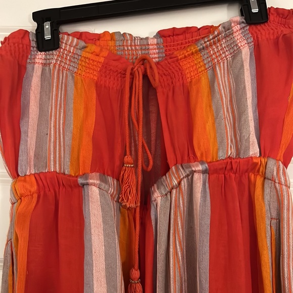 Free People multi stripe maxi with back keyhole, cutest summer dress! - Picture 6 of 7